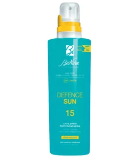 Bionike Defence Sun Latte Spray Solare SPF15 - Protezione solare media per il corpo - 200 ml