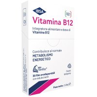 Vitamina B12 IBSA - Integratore alimentare a base di VItamina B12 - 30 Film Orali Vitamina B12 IBSA - Integratore alimentare a base di VItamina B12 - 30 Film Orali