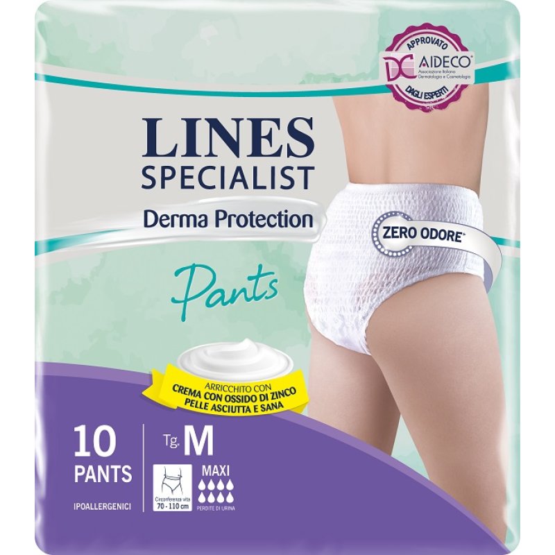 Lines Specialist Lady Pants Discreet Mutandine Assorb