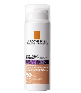 Anthelios Pigment Correct SPF50+ colore MEDIUM - Crema uniformante viso con protezione solare alta - 50 ml