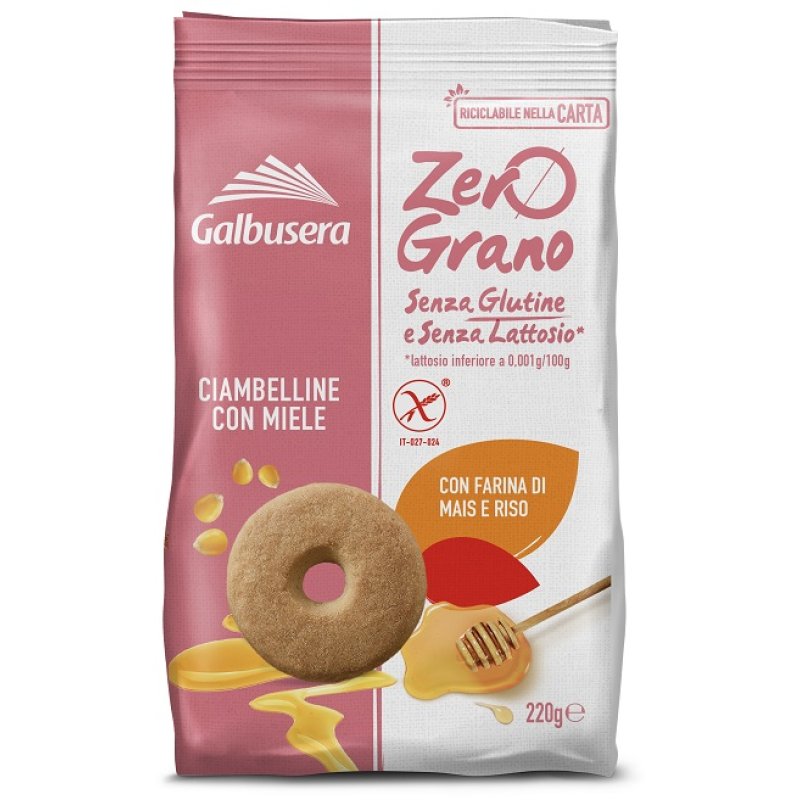 ZEROGRANO Frollini Ciamb.220g ZEROGRANO Frollini Ciamb.220g