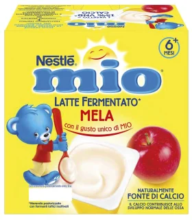 MIO Mer.Latte Ferm.Mela 4x100g