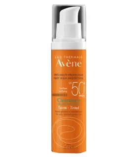 Avene Solare Cleanance Spf50+ Colarata - Protezione solare colorata per pelle grassa - 50 ml