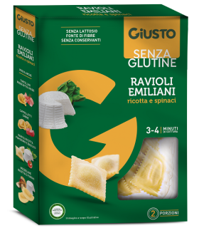 GIUSTO S/G Ravioli Ric/Spin.