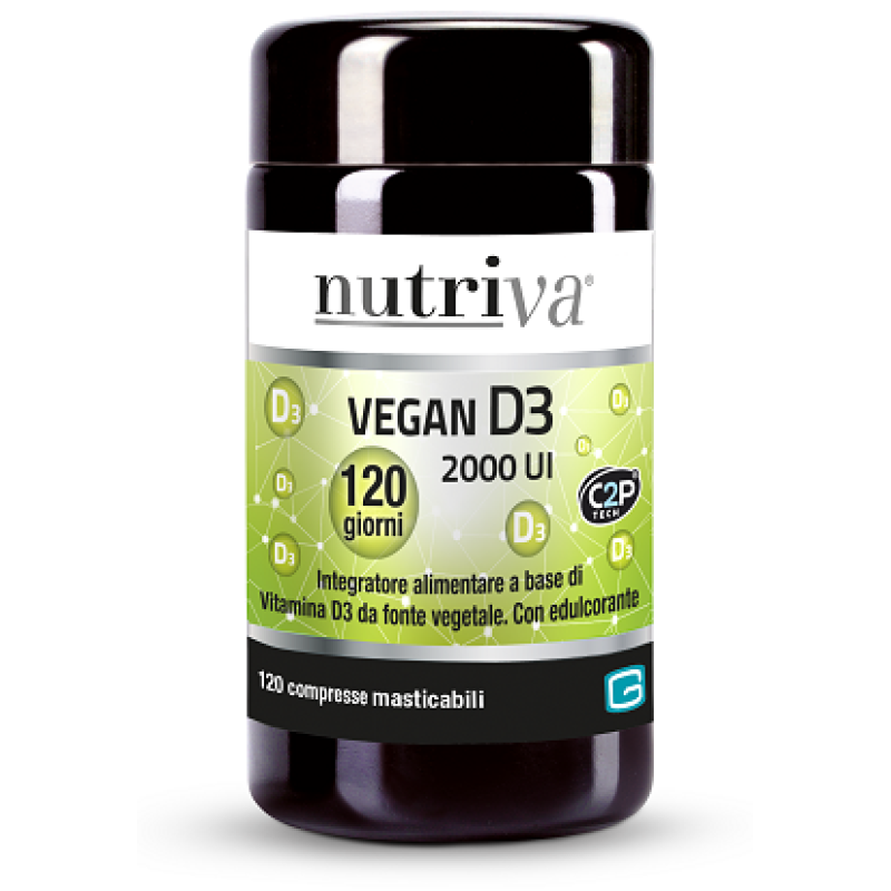 NUTRIVA Vegan D3 120 Cpr NUTRIVA Vegan D3 120 Cpr