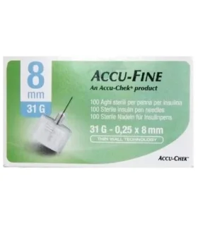 ACCUFINE Ago Ins.31g*8mm 100pz
