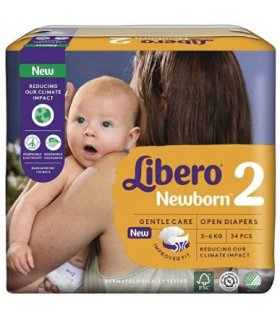 LIBERO New Born 2  3-6Kg 36pz
