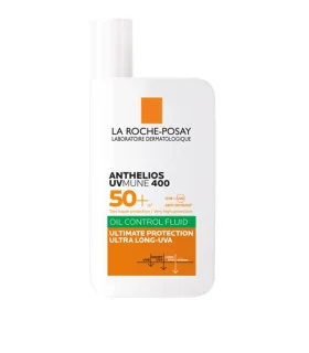 Anthelios Fluido Oil Control SPF 50+ - Protezione solare viso tocco secco - 50 ml