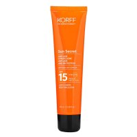 Korff Sun Secret Latte Protettivo Anti-Età SPF 15 - Latte solare resistente all'acqua adatto per il corpo - 100 ml Korff Sun Secret Latte Protettivo Anti-Età SPF 15 - Latte solare resistente all'acqua adatto per il corpo - 100 ml