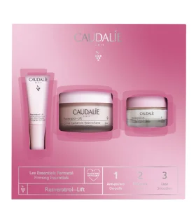 Caudalie Cofanetto di Natale Resveratrol-Lift - Crema cashmere 50 ml + Crema Tisana della notte 15 ml + Contorno occhi 5 ml