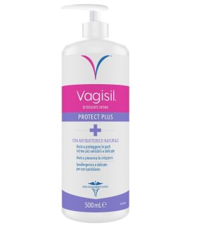 Vagisil Protect Plus Detergente Intimo - Detergente delicato per la prevenzione di irritazioni e prurito intimo - 500 ml