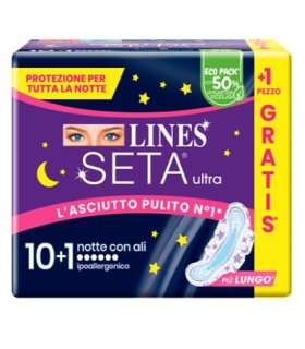 LINES SETA Ultra Notte 10+1pz