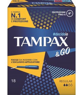 TAMPAX&GO Regular 18pz