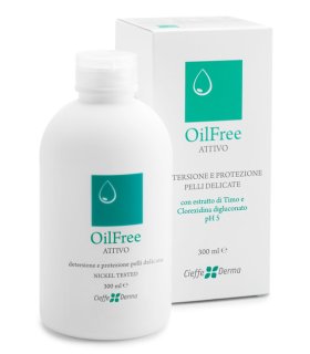 Oilfree Attivo - Detergente per pelli sensibili adatto per viso, corpo e parti intime - 300 ml