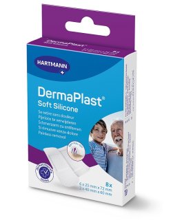 DERMAPLAST Soft Sil.2 form.8pz