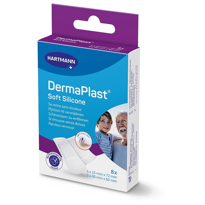 DERMAPLAST Soft Sil.2 form.8pz DERMAPLAST Soft Sil.2 form.8pz