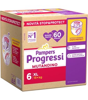 PAMPERS PROG MUT QUADRI XL 60P