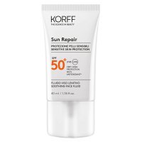 Korff Sun Repair Fluido Viso Lenitivo SPF50+ - Protezione solare viso molto alta per pelli sensibili - 40 ml Korff Sun Repair Fluido Viso Lenitivo SPF50+ - Protezione solare viso molto alta per pelli sensibili - 40 ml