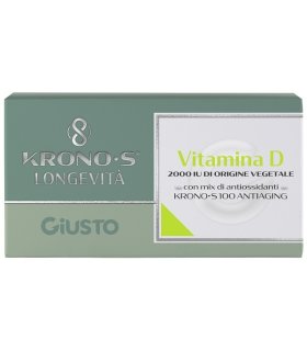 GIUSTO KRONOS Vit.D Veg.30Cpr GIUSTO KRONOS Vit.D Veg.30Cpr