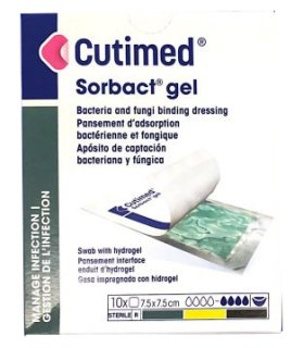 CUTIMED Sorbact Gel 7,5x7,5x10