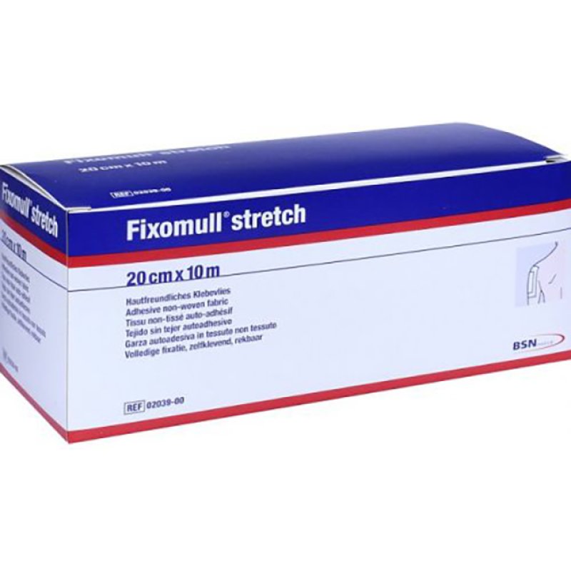 Garza Fixomull Stretch Autoadesiva 10mt X 20cm