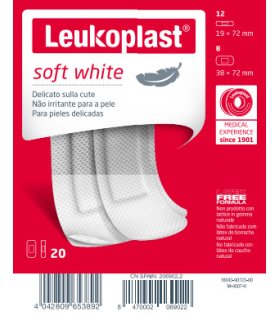 LEUKOPLAST Soft White Ass.20pz