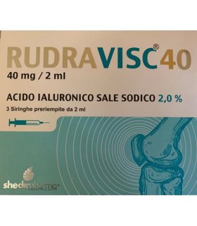 RUDRAVISC 40 mg 3 Siringhe 2 ml