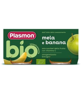 OMO PL.Banana/Mela Bio 2x 80g