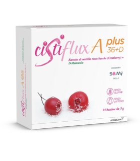 Cistiflux A Plus 36+D - Integratore alimentare per il benessere delle vie urinarie - 14 Bustine