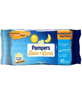 PAMPERS SOLE E LUNA SALVIETT X 40