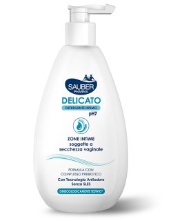 Sauber Detergente Intimo Delicato - Per l'igiene intima in caso di secchezza vaginale - 500 ml