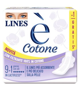 LINES E'Cotone Ali 9+1pz