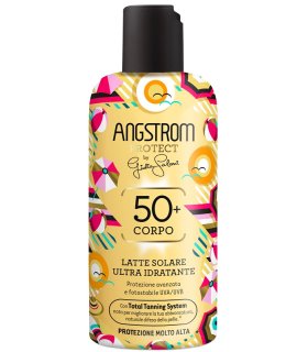 Angstrom Protect Latte Solare Ultra Idratante SPF50 - Protezione solare molto alta per il corpo - By Giulia Salemi - 200 ml