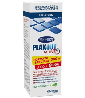 PLAK OUT Act.Coll.0,20% 300ml