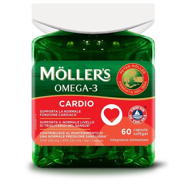 MOLLER'S Omega3 Cardio 60 Cps MOLLER'S Omega3 Cardio 60 Cps
