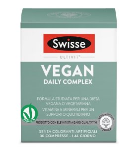 Swisse Vegan Daily Complex - Integratore multivitaminico per vegani e vegetariani - 30 compresse