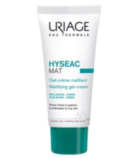 Uriage Hyseac Mat Crema Viso - Gel-crema opacizzante per pelle lucida e grassa - 40 ml