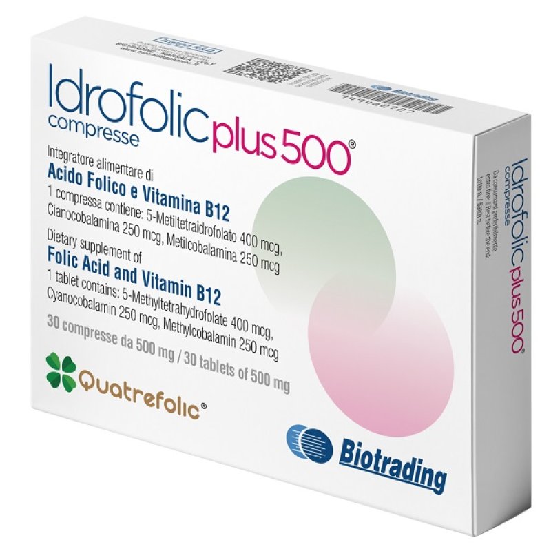 IDROFOLIC Plus*500 30Cpr IDROFOLIC Plus*500 30Cpr