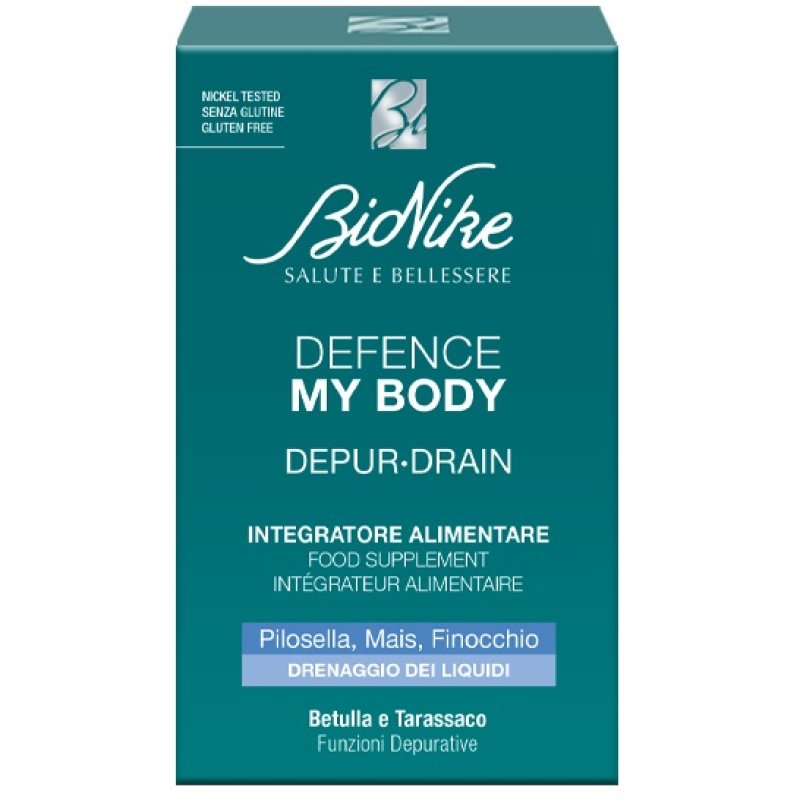 Bionike Defence My Body Depurdrain - Integratore alimentare per il drenaggio dei liquidi - 20 bustine Bionike Defence My Body Depurdrain - Integratore alimentare per il drenaggio dei liquidi - 20 bustine