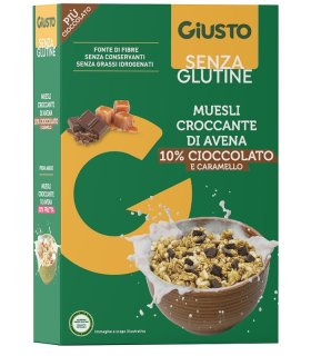 GIUSTO S/G Muesli Av/Ciocc275g