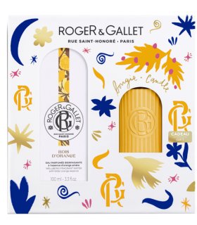 Roger & Gallet Cofanetto di Natale 2024 Bois D'Orange - Acqua profumata + Candela profumata