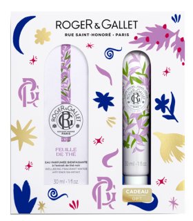 Roger & Gallet Cofanetto di Natale 2024 Feuille de Thé - Acqua profumata + Crema mani 