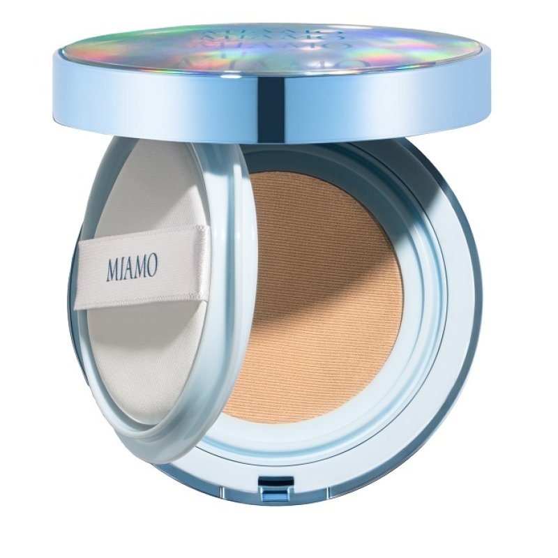 Miamo Second Skin Mesh Cushion Foundation SPF50 Shade Ivory - Fondotinta con protezione solare molto alta Miamo Second Skin Mesh Cushion Foundation SPF50 Shade Ivory - Fondotinta con protezione solare molto alta