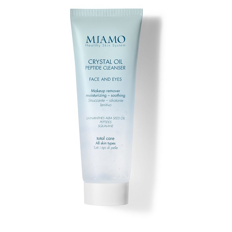Miamo Total Care Crystal Oil Peptide Cleanser Travel Size - Struccante idratante e lenitivo - 50 ml Miamo Total Care Crystal Oil Peptide Cleanser Travel Size - Struccante idratante e lenitivo - 50 ml