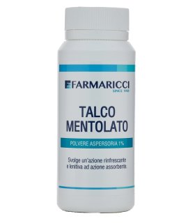 TALCO Mentol.1% 100g F-RICCI