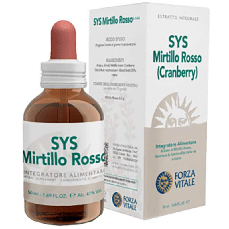 SYS MIRTILLO ROSSO Gocce 50mlFVT SYS MIRTILLO ROSSO Gocce 50mlFVT