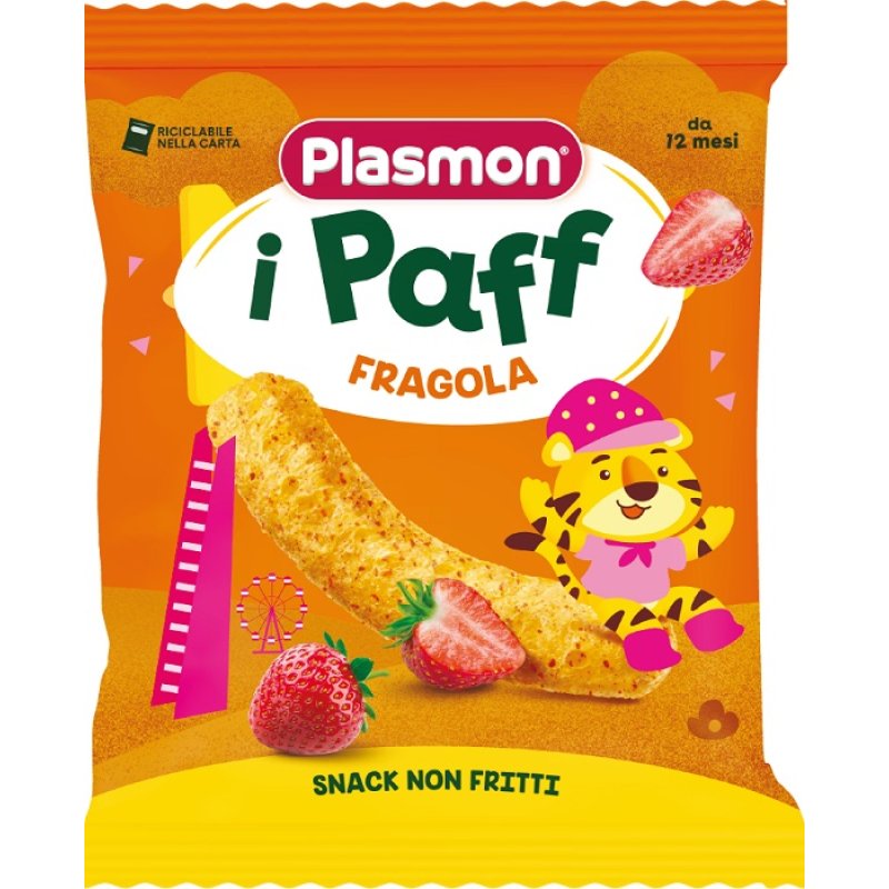 PLASMON PAFF Snack Fragola 15g PLASMON PAFF Snack Fragola 15g
