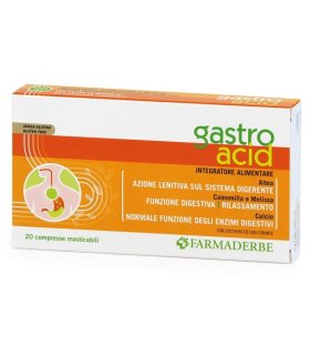 GASTRO ACID 20 Cpr mast. GASTRO ACID 20 Cpr mast.