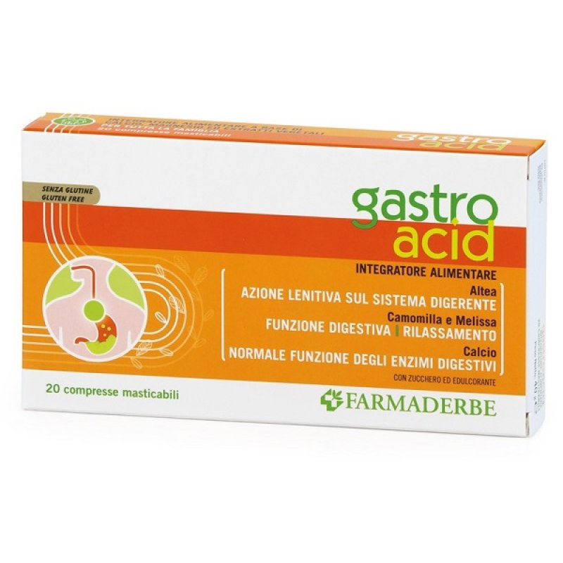 GASTRO ACID 20 Cpr mast. GASTRO ACID 20 Cpr mast.