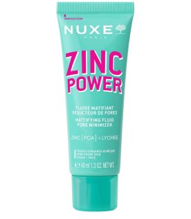 Nuxe Zinc Power Fluido Opacizzante Riduttore di Pori - Fluido viso per pelle grassa e acneica - 40 ml